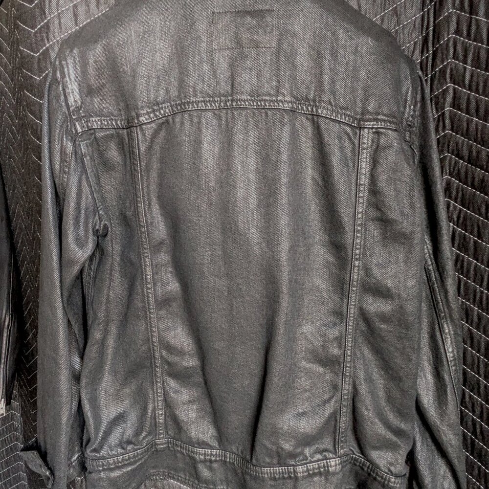 All Saints Black Jean Jacket - Picture 10 of 16